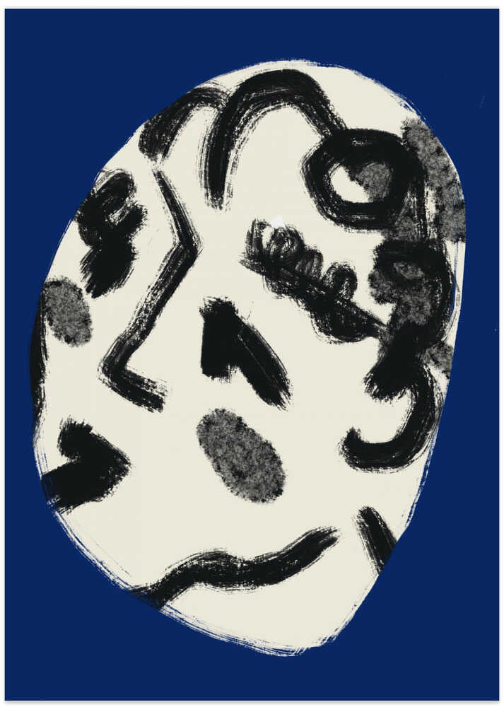 Lady Portrait In Blue