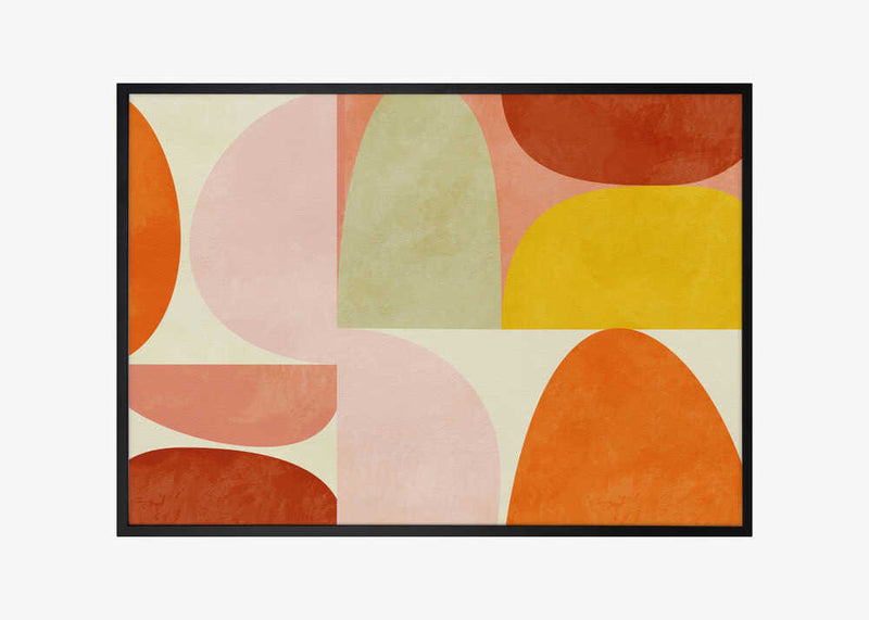 Warm Pastel Geometry