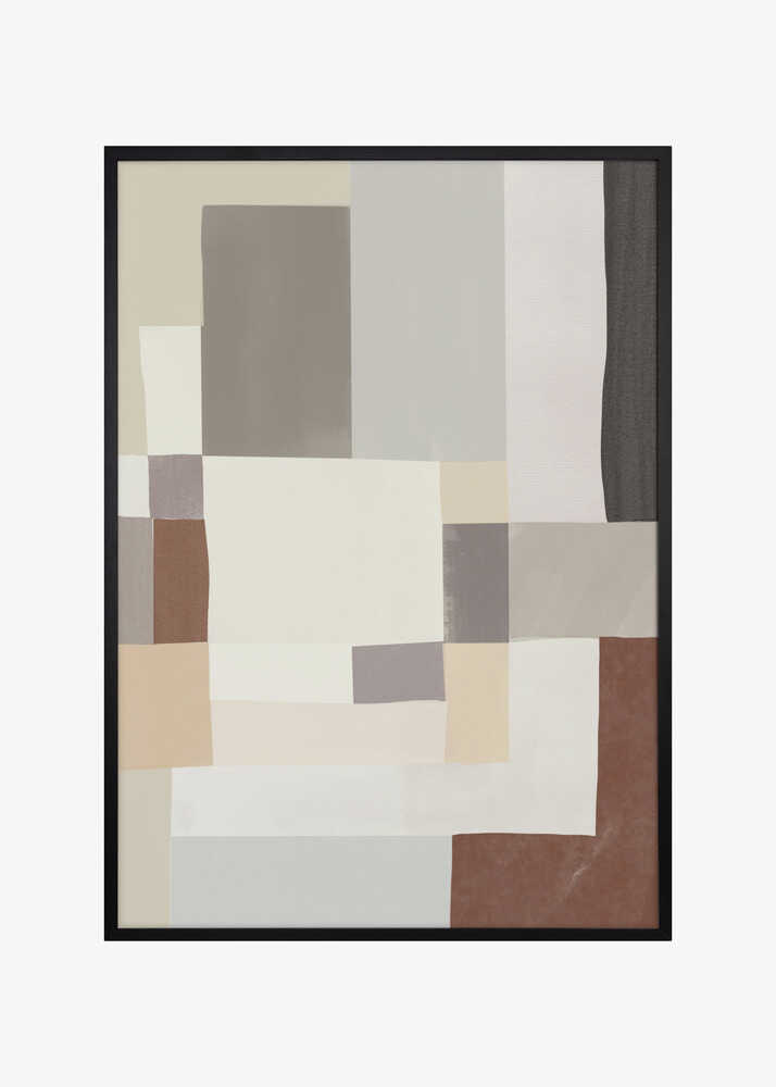 Neutral color geometrical abstract 02