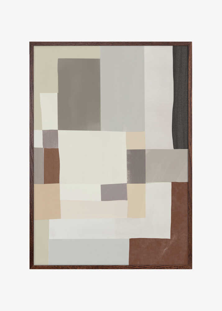 Neutral color geometrical abstract 02