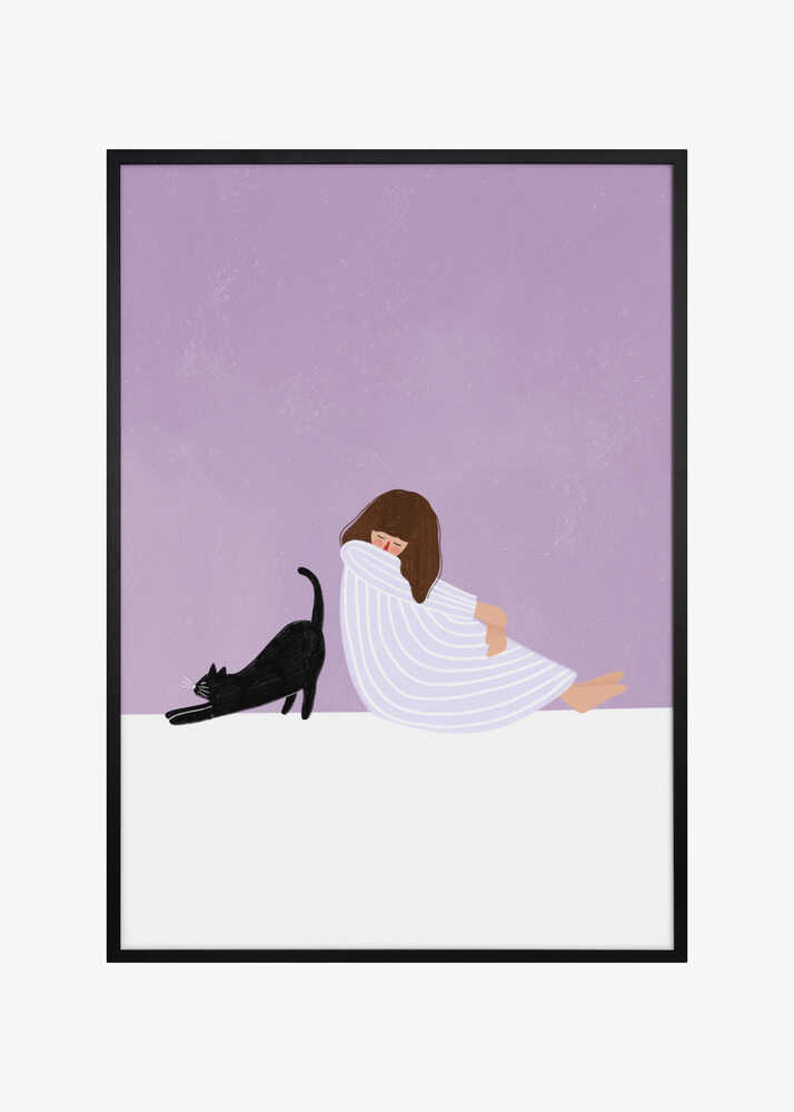 Girl and Cat
