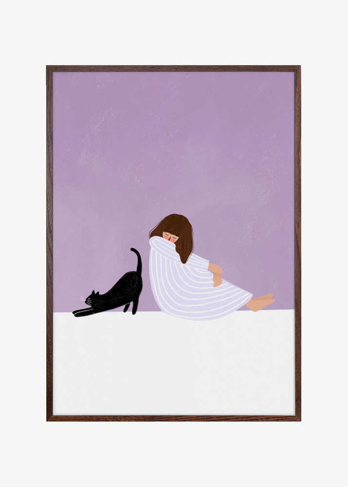 Girl and Cat