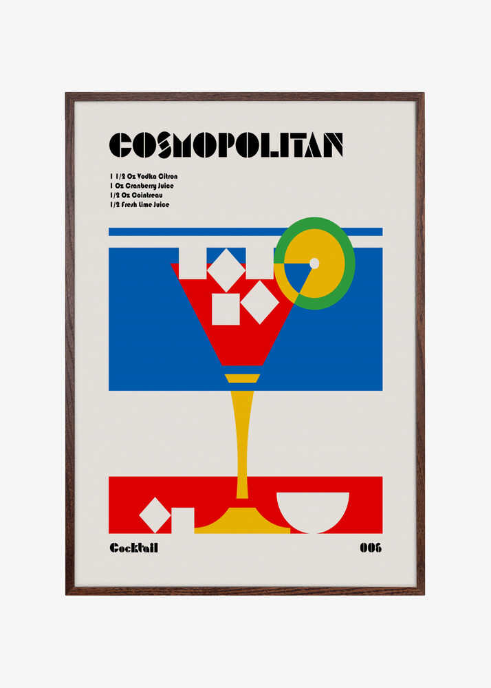 Cosmopolitan Bauhaus Cocktail