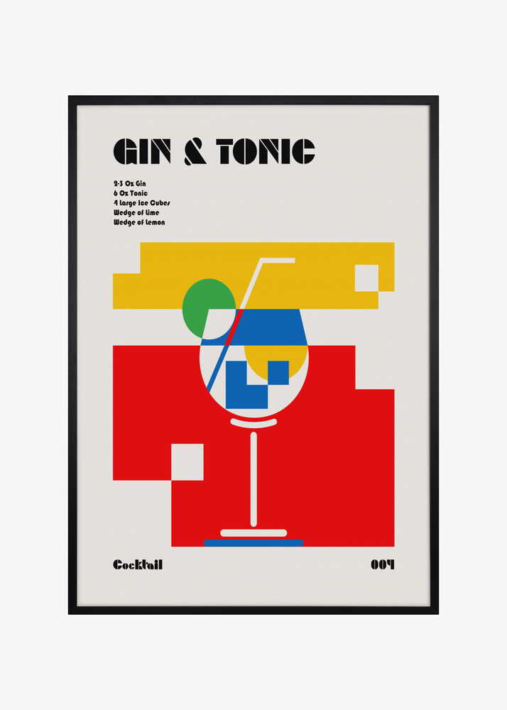 Gin &amp; Tonic Bauhaus Cocktail