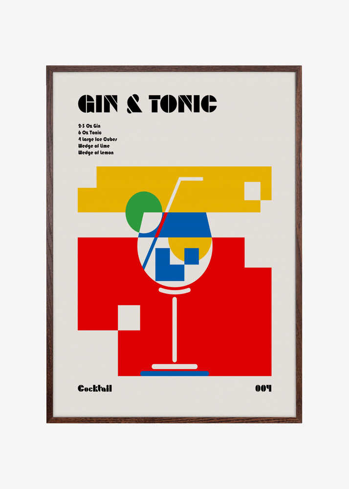 Gin &amp; Tonic Bauhaus Cocktail