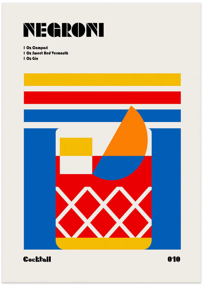 Negroni Bauhaus Cocktail