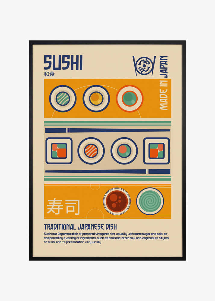 Sushi Japanese Food Print