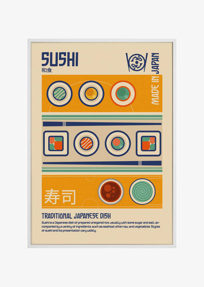 Sushi Japanese Food Print