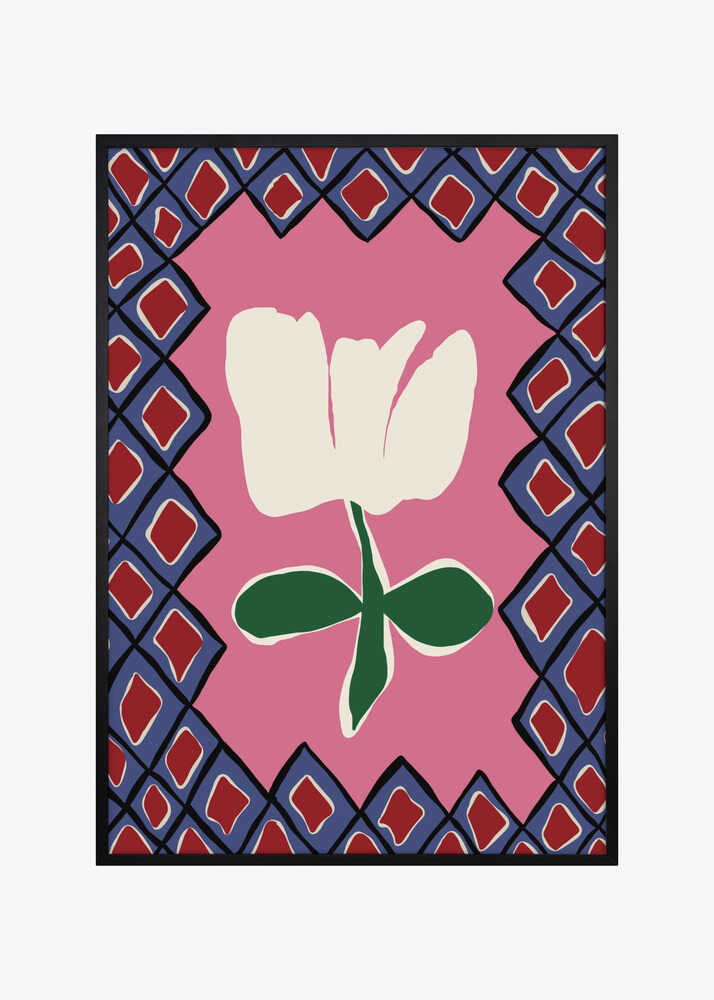 Petal plaid playtime I