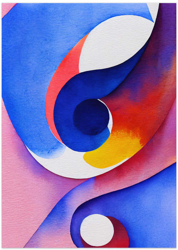 Nature Inspired Abstract Watercolor  (Day 13)