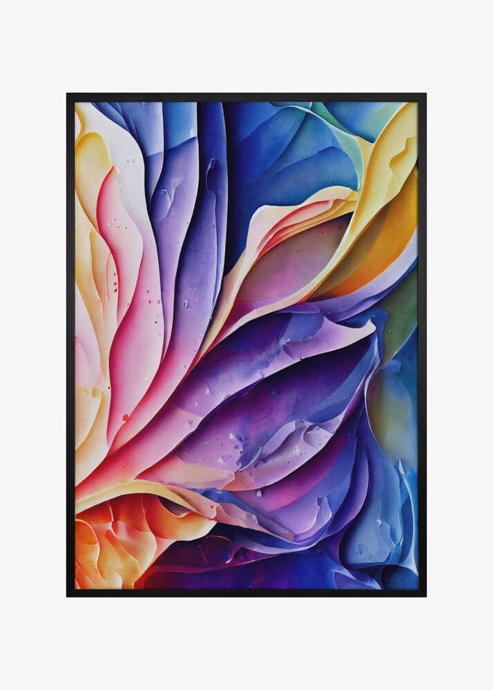 Colorful Petal Waves