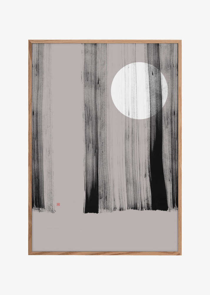 Hidden Moon N°1 | Behind the Trees