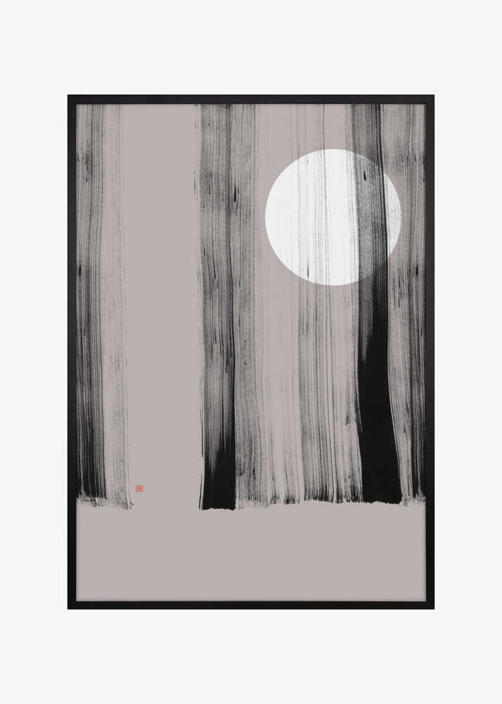 Hidden Moon N°1 | Behind the Trees