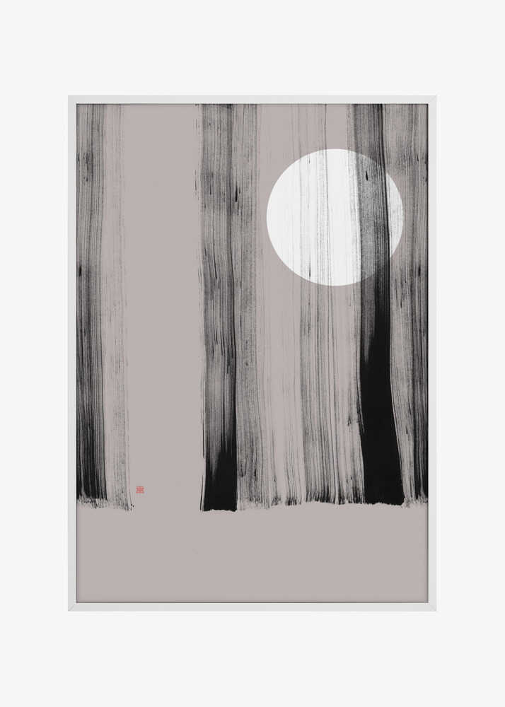 Hidden Moon N°1 | Behind the Trees