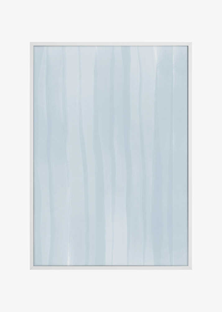 Blue Lines On A Pale Background