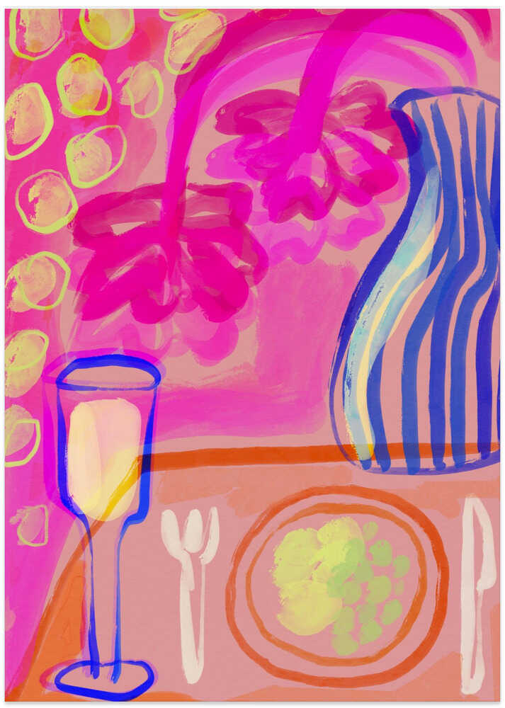 Vibrant Table Scene