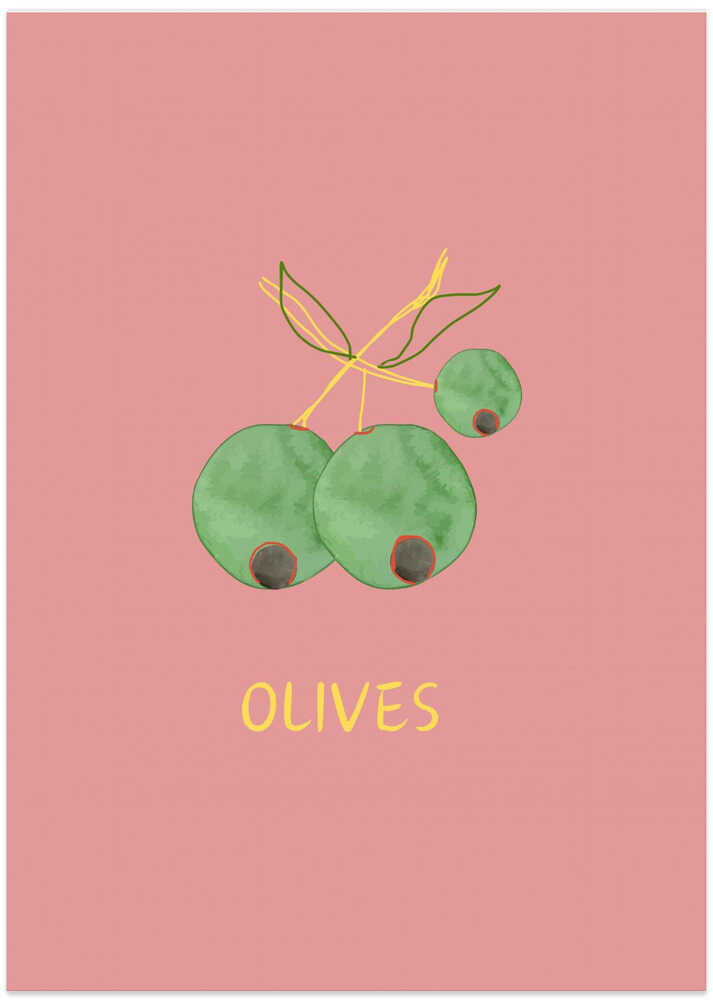 Olives in Pink