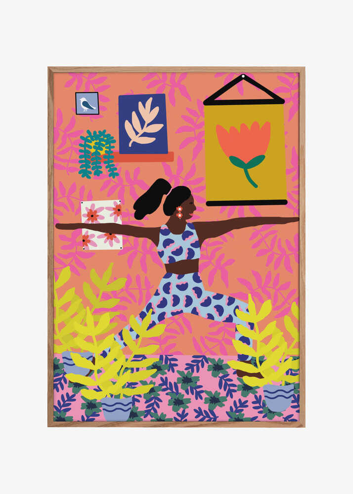 Yoga Warrior Position