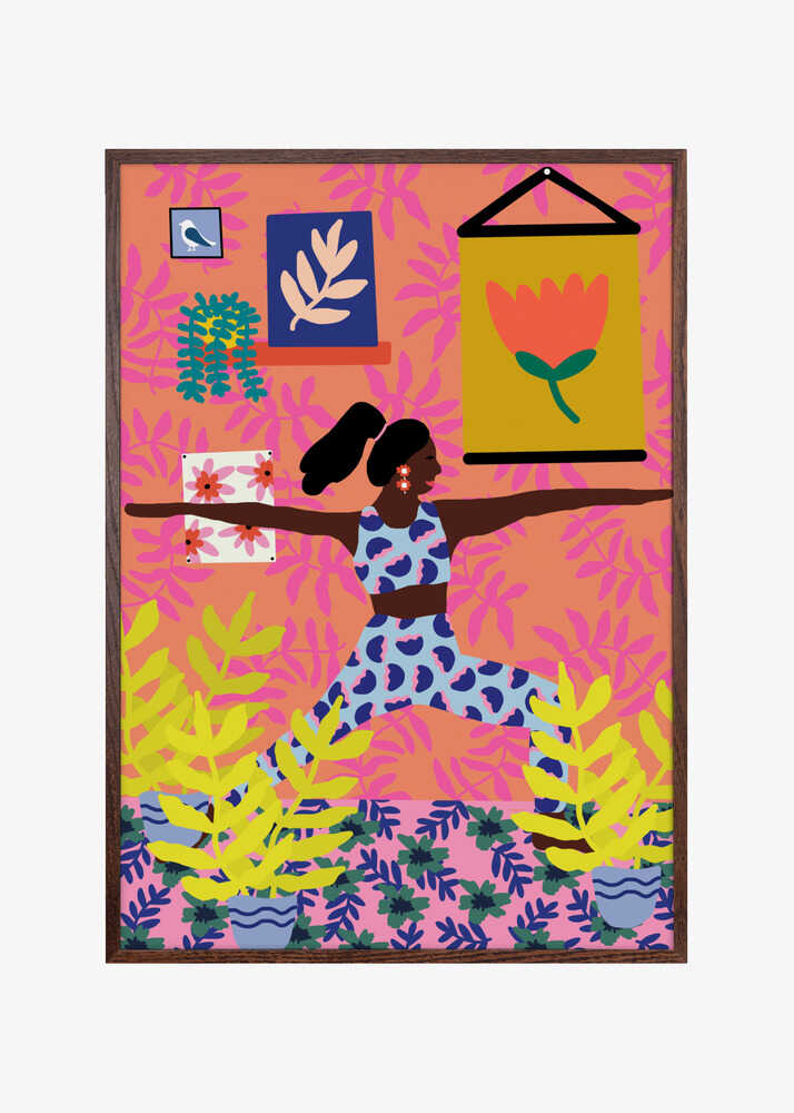 Yoga Warrior Position