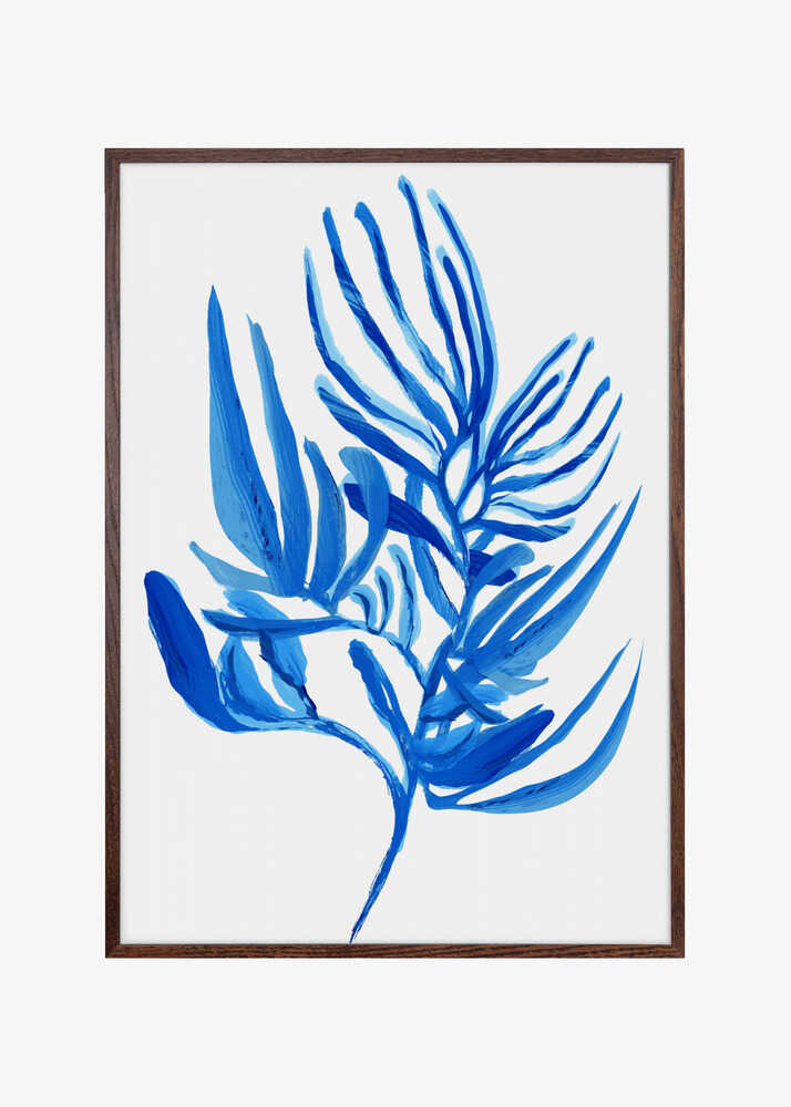 Blue Aquatic Plant Poster 6