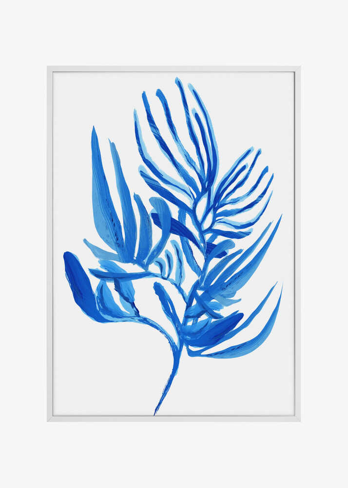 Blue Aquatic Plant Poster 6