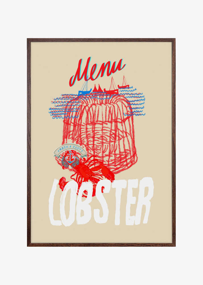Lobster Menu Poster