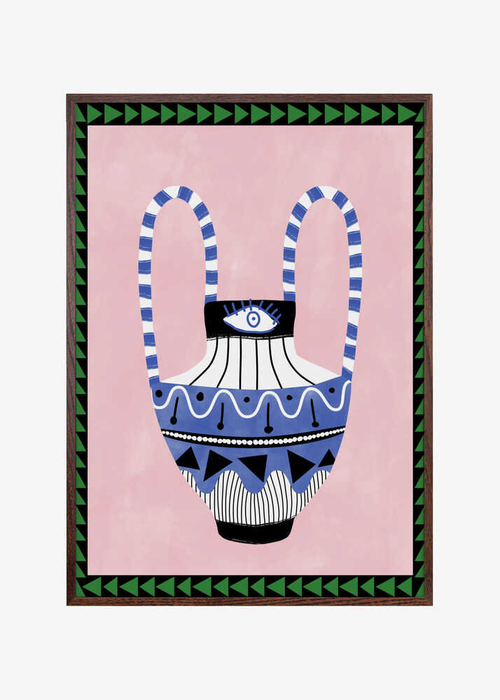 Colorful Geometric Vase