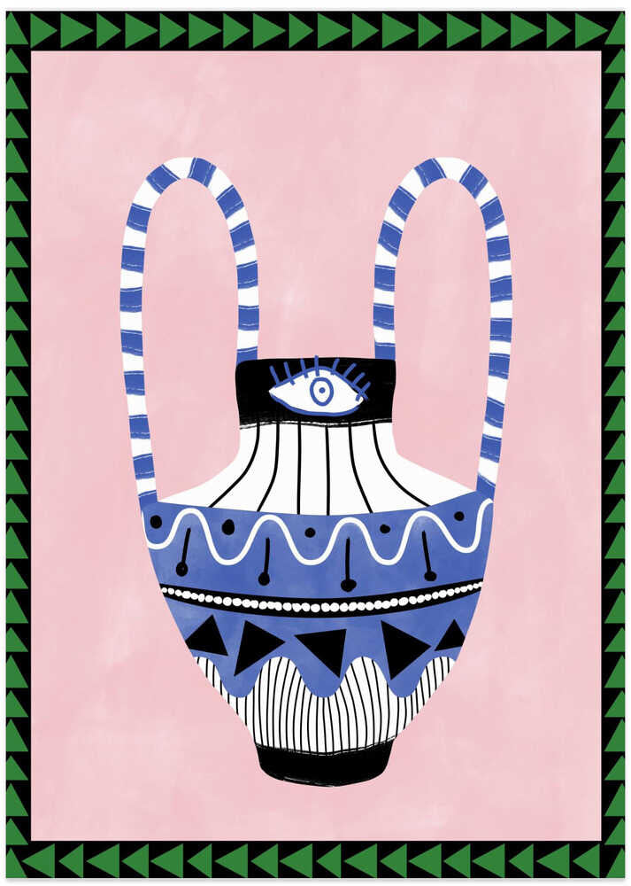 Colorful Geometric Vase