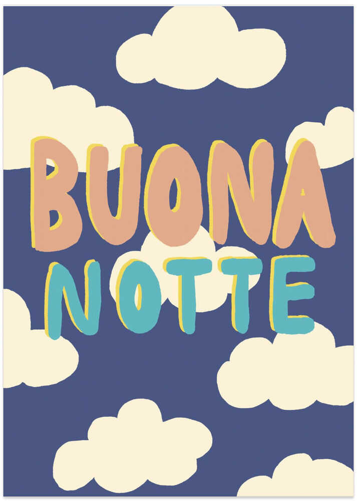 Poster Buona Notte Up