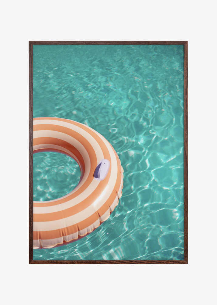 Peach Fuzz Swimming Pool Fun