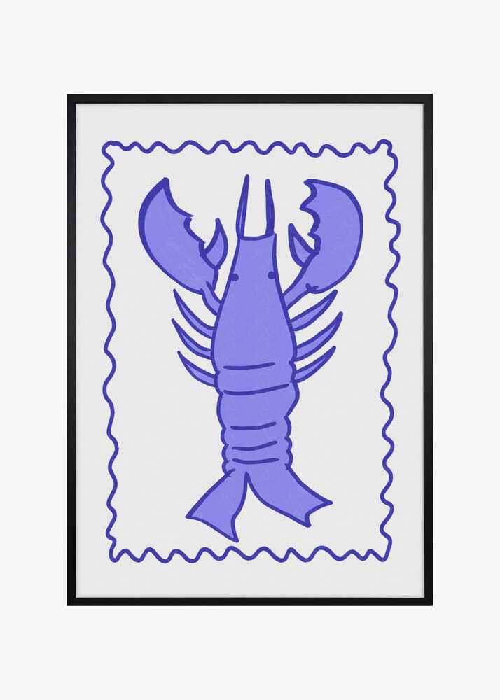 Purple Lobster Stamp