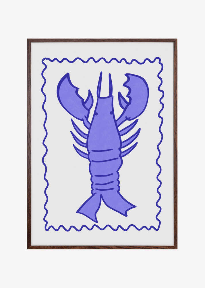 Purple Lobster Stamp