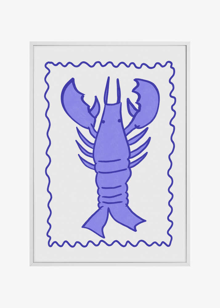 Purple Lobster Stamp