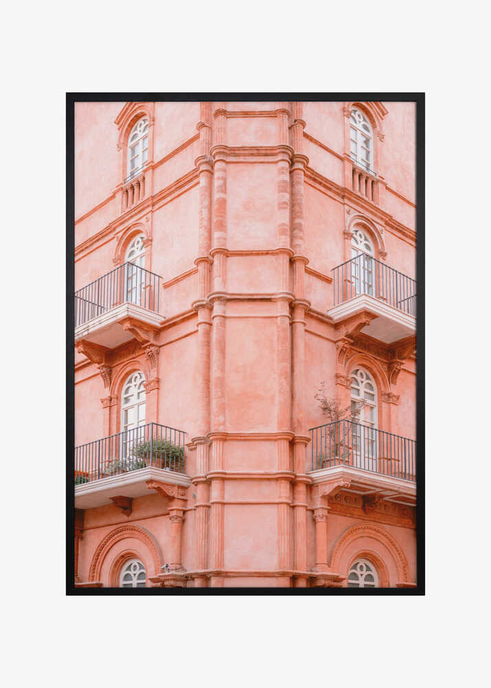 Pastel Pink Umbria | Italy travel photography