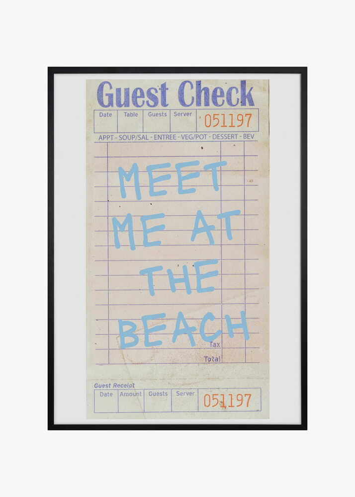 Meet Me At the Beach   Blue