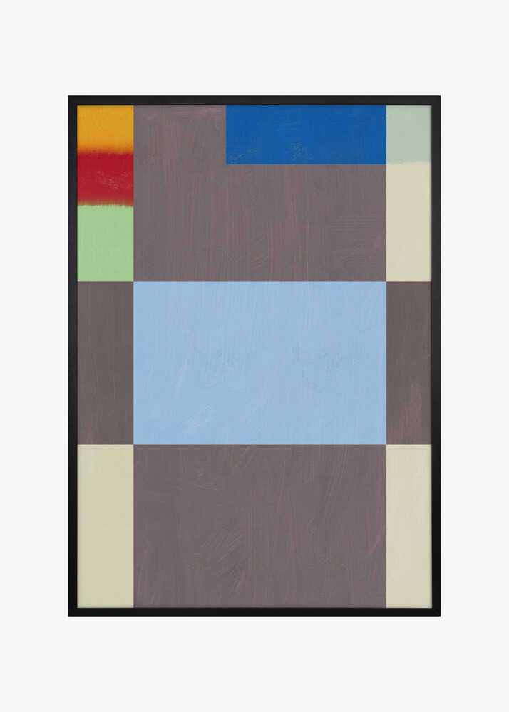 Geometric Shapes With A Muted Color Palette Of Grey