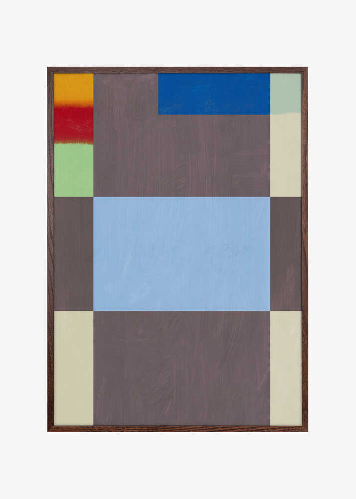 Geometric Shapes With A Muted Color Palette Of Grey