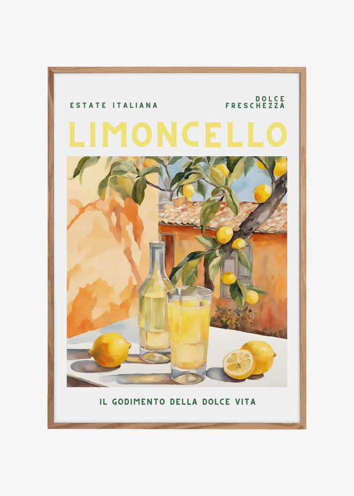 Limoncello, Aquarell, Fresh