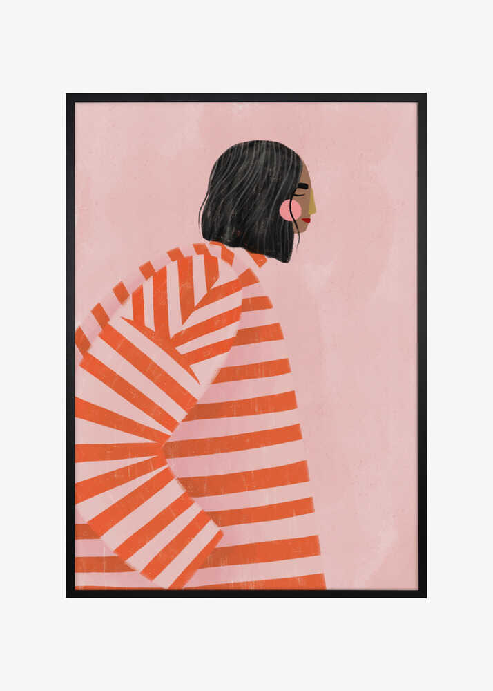 The Woman With the Orange Stripes
