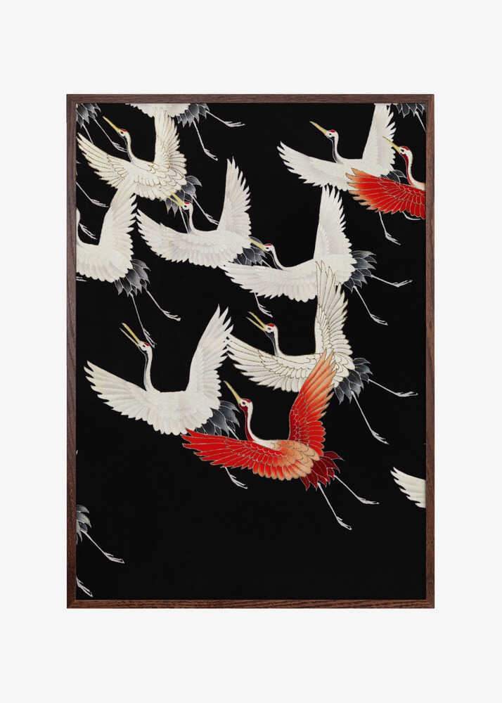Furisode With a Myriad of Flying Cranes (1910–1920) Full