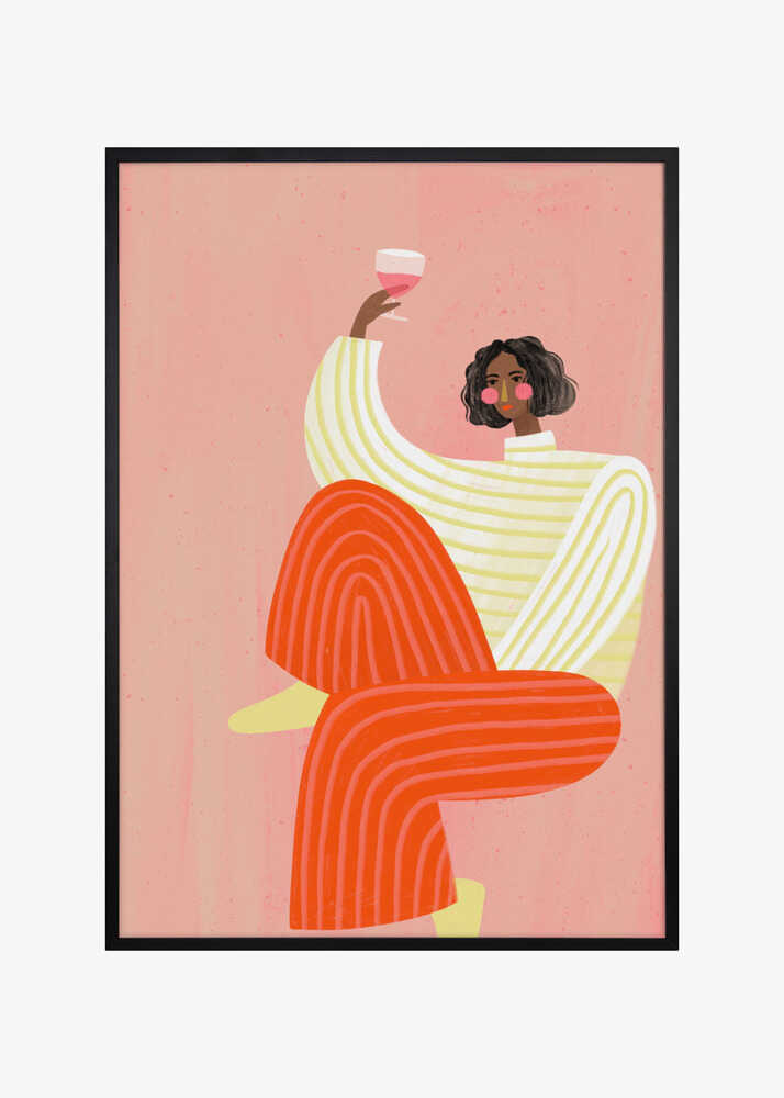 The Woman With The Glass of Wine