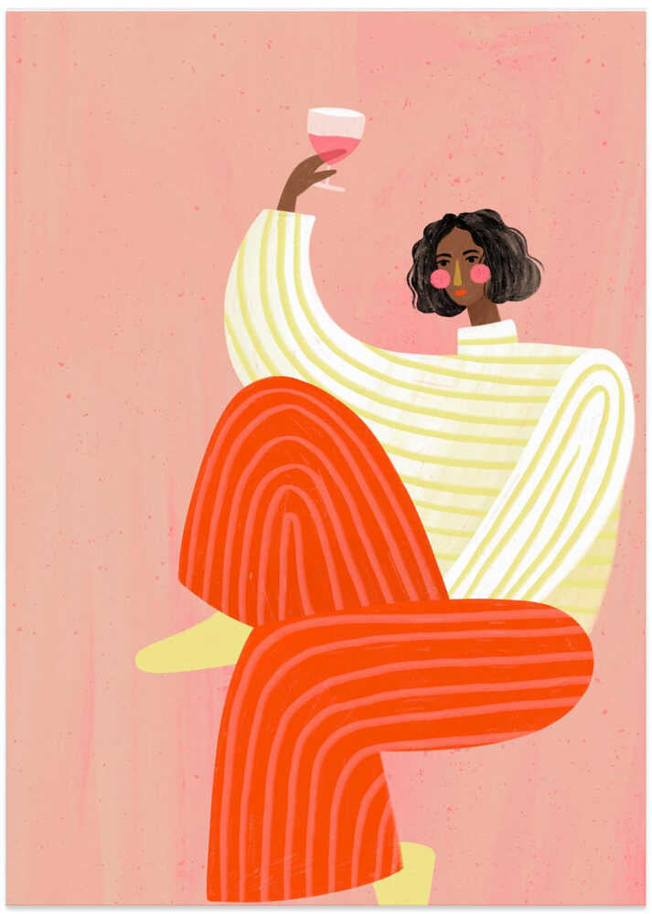 The Woman With The Glass of Wine