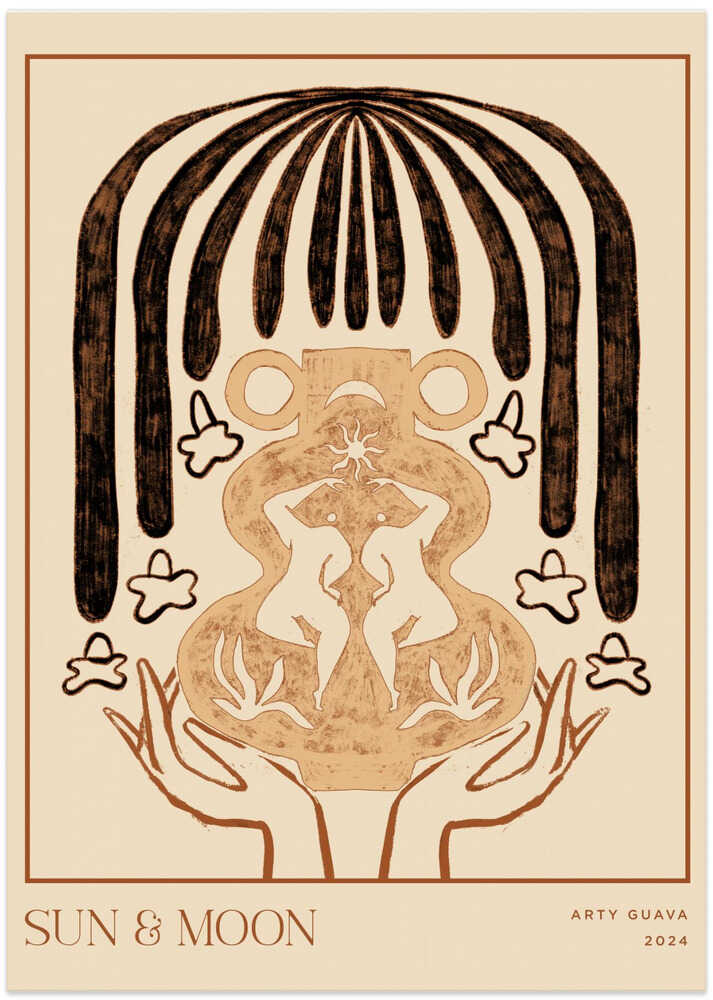 Vessel Collection : Sun &amp; Moon (LineArt)