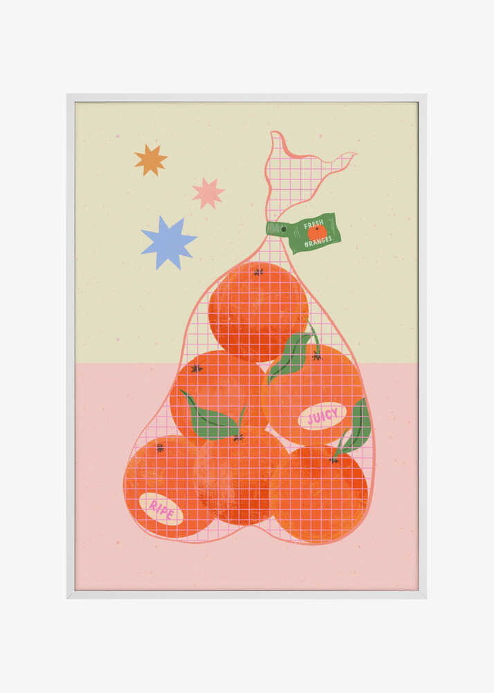 Fresh and Ripe Oranges