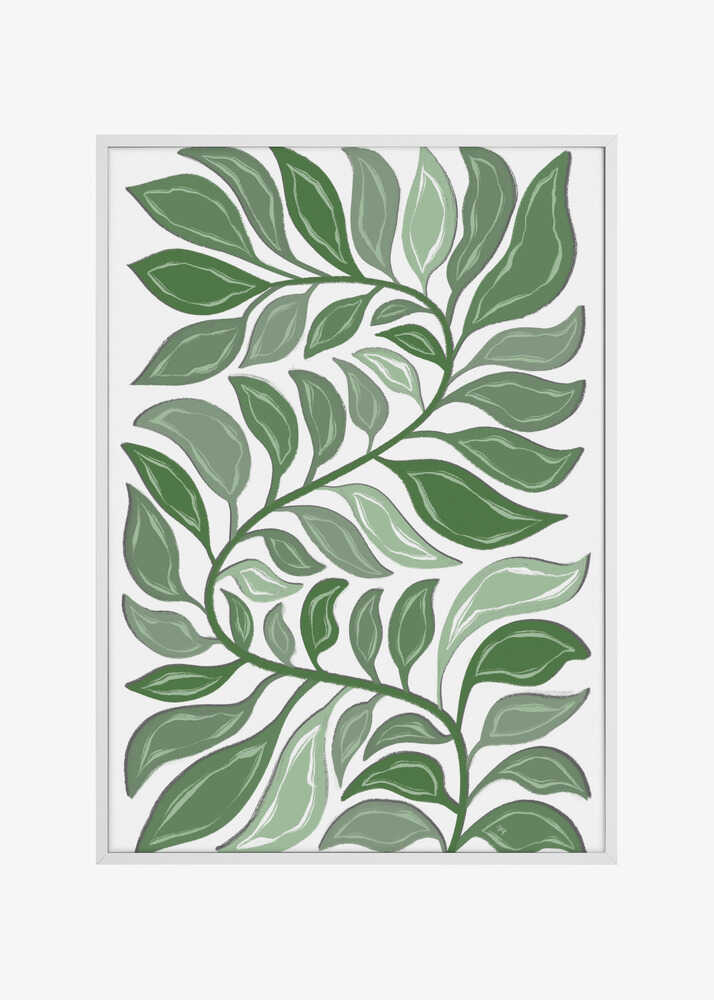 Green Leaves Pattern