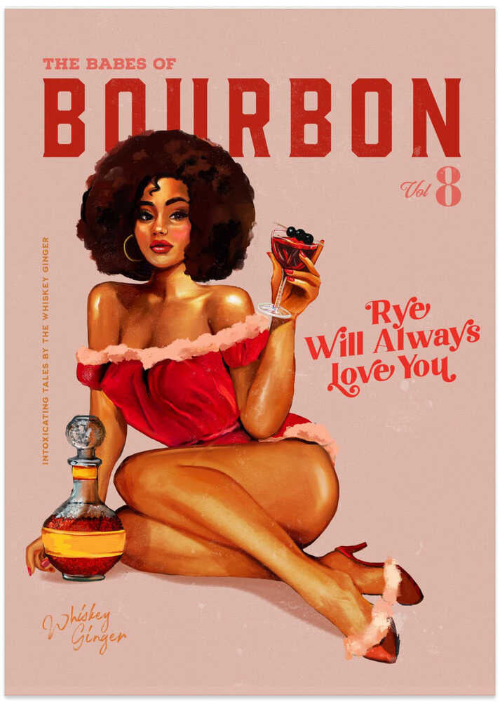 Babes of Bourbon Vol 8 Vintage Pinup Girl With Afro