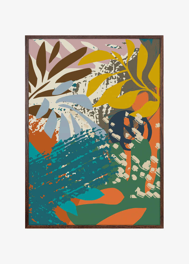 Abstract Leaves Close Up 1