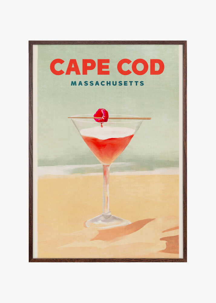 Cape Cod Cocktail Tall Poster
