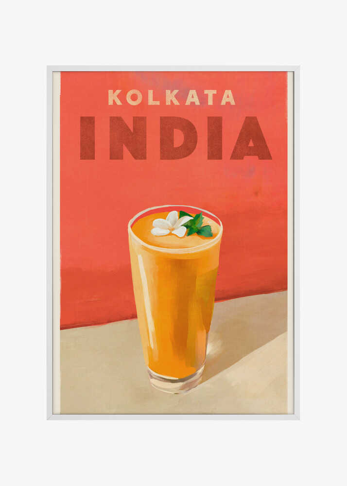 Travel Poster Cocktail Kolkata India