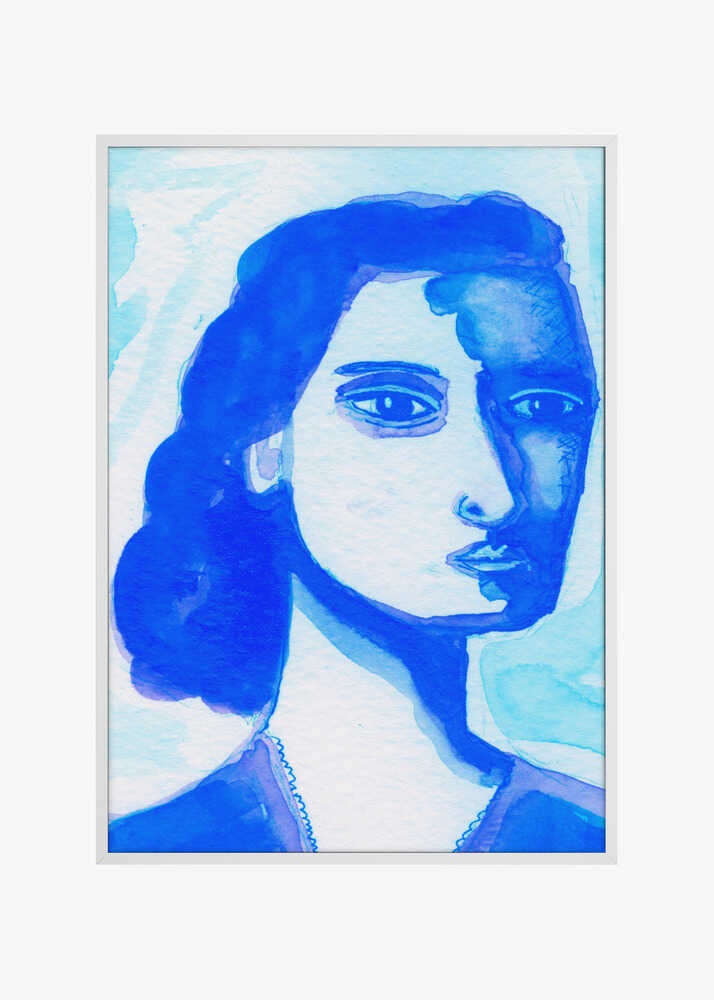 The deep thinker blue